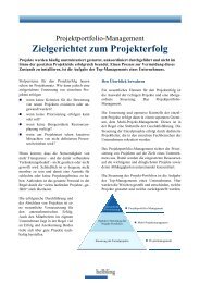 Projektportfolio-Management: Zielgerichtet zum Projekterfolg