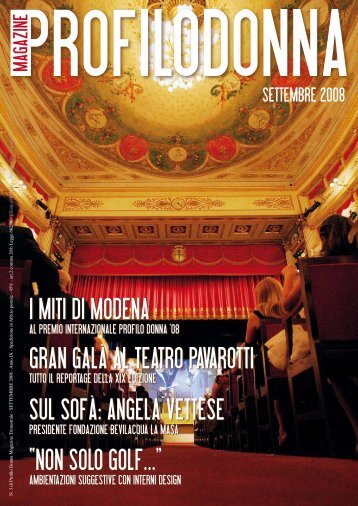 Settembre 2008 - Profilo Donna Magazine