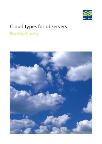 Cloud types for observers (PDF, 4 MB) - Met Office