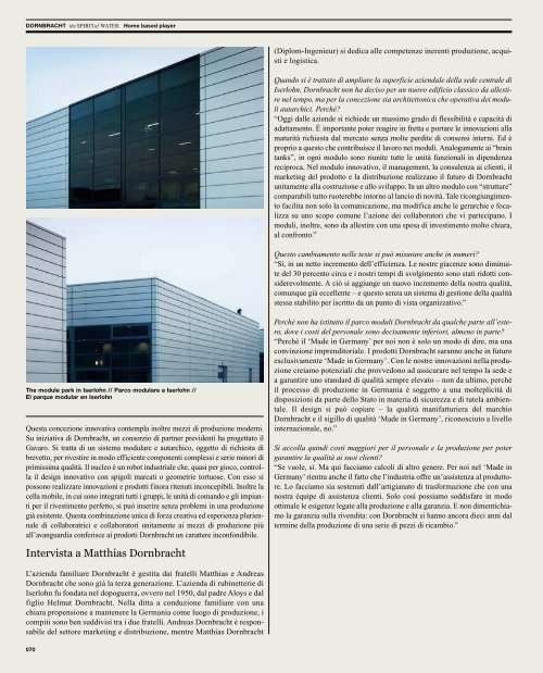 productos Dornbracht - The BSC Group of Company