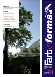 Il Locarnese e la crisi 2008 positivo per le FART - Ferrovia delle ...