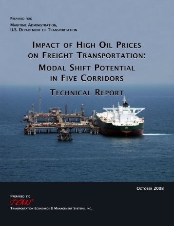 impact of high oil prices on freight transportation: modal shift ...