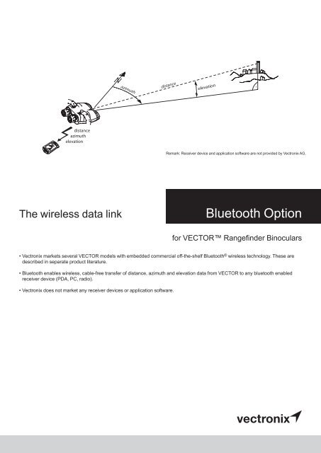 VECTOR Bluetooth Option.pdf - Vectronix AG