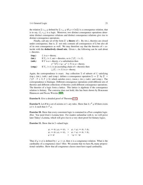 Tools and Techniques in Modal Logic Marcus Kracht II ...