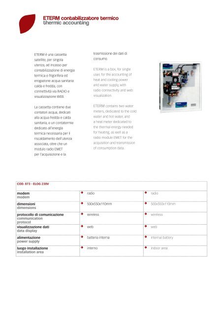 catalogo prodotti 2012 products catalogue 2012 - CPL Concordia