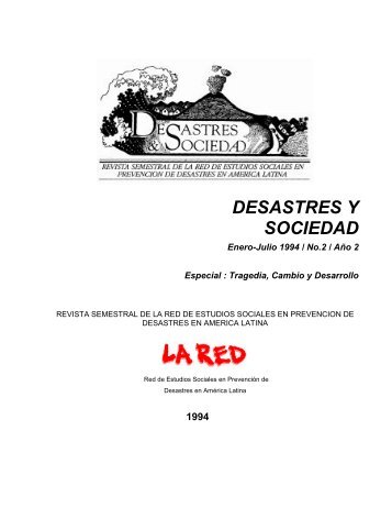 Historia y Desastres en América Latina (Volumen I) - La RED