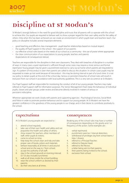 2007 Brochure Discipline