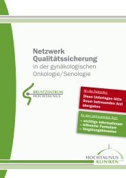 Download Broschüre Krebsnetzwerk - Hochtaunus-Kliniken