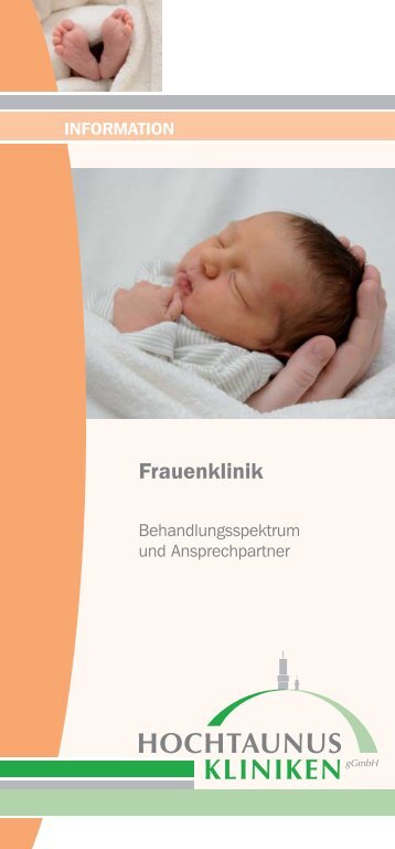 Unser Klinik-Flyer - Hochtaunus-Kliniken