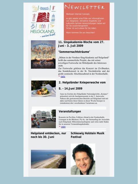 9. Newsletter vom 02.06.2009.PDF - Helgoland