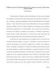 El discurso travesti o el travestismo discursivo en La esquina es mi ...