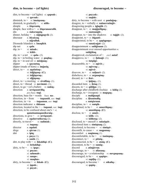 Iņupiatun Eskimo Dictionary - SIL International