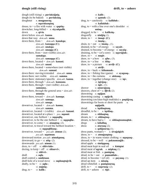 Iņupiatun Eskimo Dictionary - SIL International