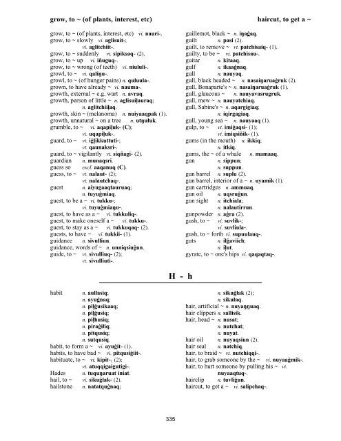 Iņupiatun Eskimo Dictionary - SIL International