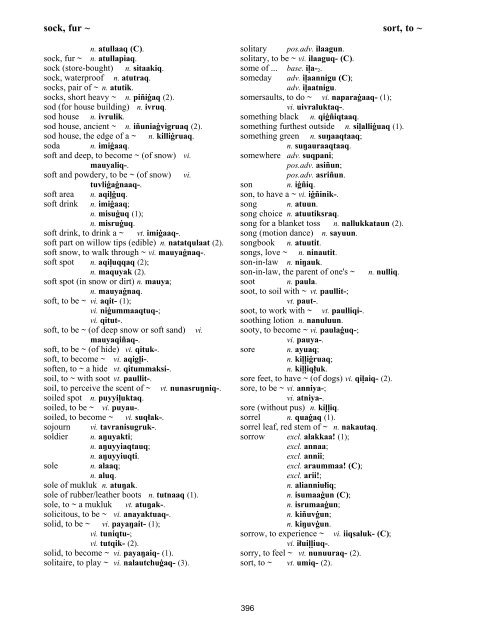 Iņupiatun Eskimo Dictionary - SIL International