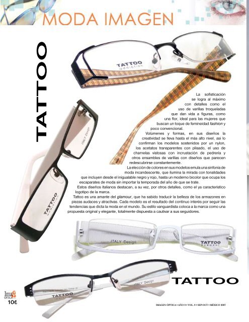 tattoo lanza una mirada adictiva - Imagen Optica