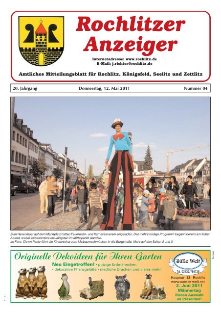 Ausgabe 04 2011 Vom 12 05 2011 Rochlitz