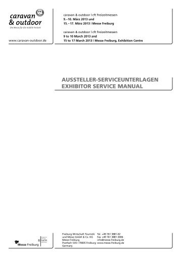 Download Aussteller-Serviceheft - Messe Freiburg