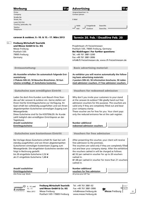 Download Aussteller-Serviceheft - Messe Freiburg