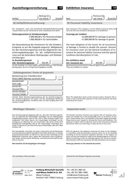 Download Aussteller-Serviceheft - Messe Freiburg