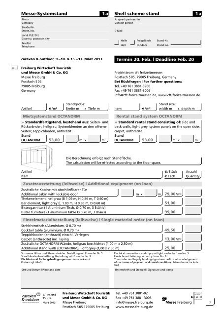 Download Aussteller-Serviceheft - Messe Freiburg