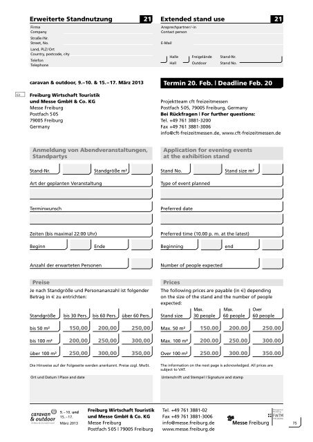 Download Aussteller-Serviceheft - Messe Freiburg