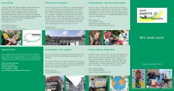aktueller Flyer der Projektgruppen - Hockenheim