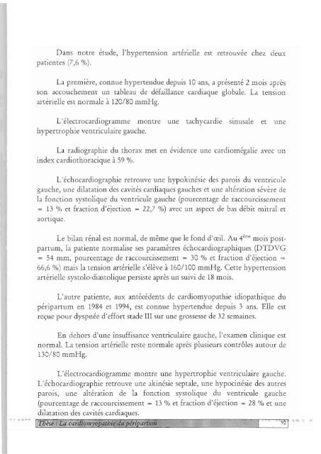 La cardiomyopathie idiopathique du péripartum - Portail national SIST