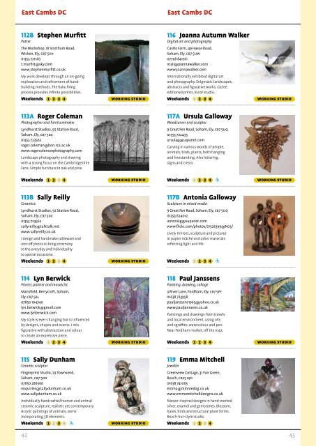 Cambridge Open Studios 2011 Visitor Guide - Fine Art Escape