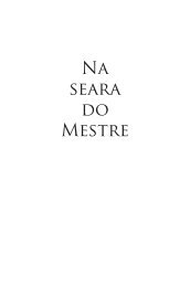 Na seara do Mestre