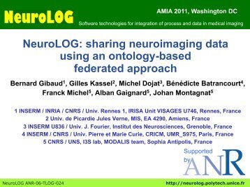 NeuroLOG: sharing neuroimaging data using an ontology-based - Irisa