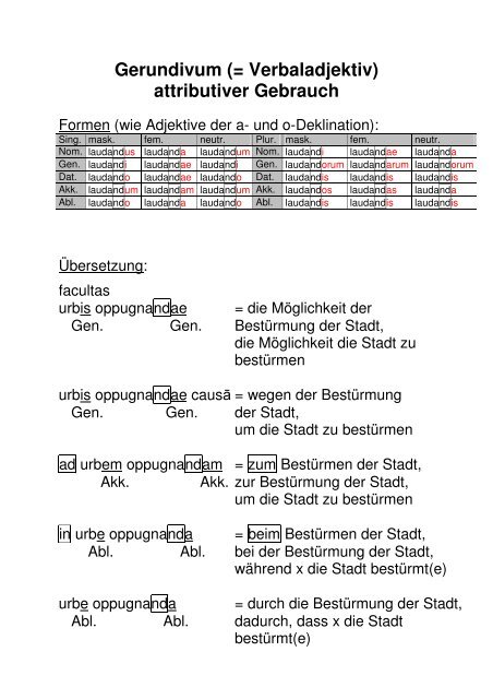 Akkusativ der Ausdehnung - Gymnasium Francisceum Zerbst