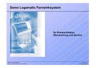 Demo Logamatic Fernwirksystem - Buderus