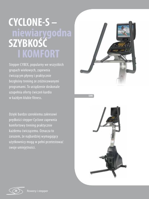 Cybex - sprzęt kardio - Accuro-Sumer