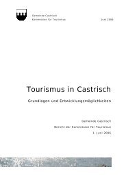 Tourismus in Castrisch