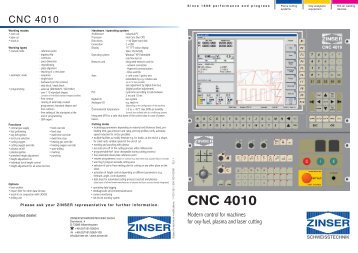 CNC 4010 - Zinser Schweisstechnik GmbH