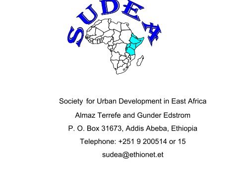 Society for Urban Development in East Africa Almaz ... - ZetaTalk
