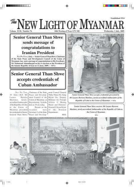 The New Light Of Myanmar Daily Newspaper Myanmar Archives The New Light Of Myanmar Daily Newspaper Myanmar Archives
