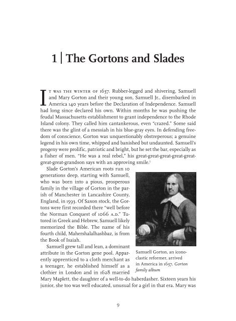 The Gortons and Slades - Washington Secretary of State