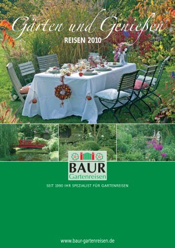 Gärten und Genießen - Baur Gartenreisen