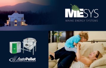 MESys AutoPellet Brochure - Maine Energy Systems