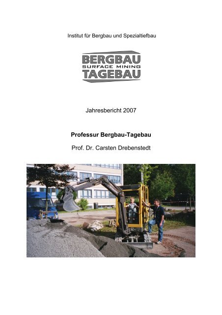 Jahresbericht 2007 - Institut für Bergbau und Spezialtiefbau - TU ...