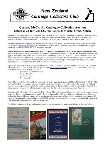 McCarthy Catalogue Listing 2012 - Cornell Publications