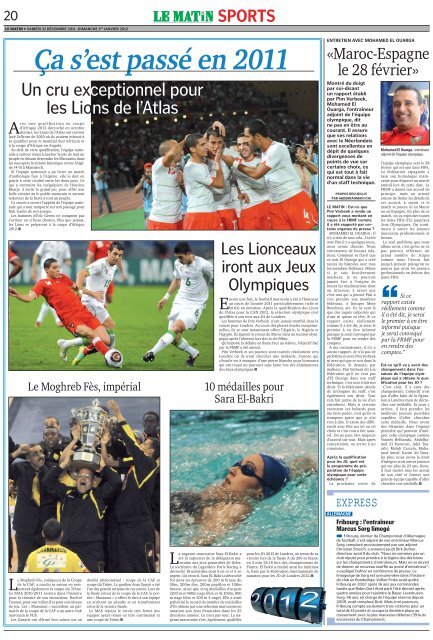 Les lois les plus attendues en 2012 - Le Matin