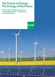 The Future of Energy – The Energy of the Future. - BayWa