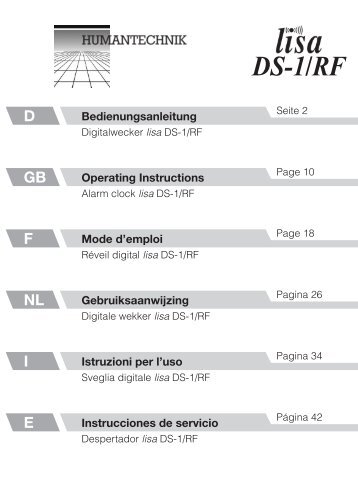 DS-1/RF - Humantechnik