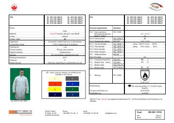 Coat EN ISO 11612 - ALWIT GmbH