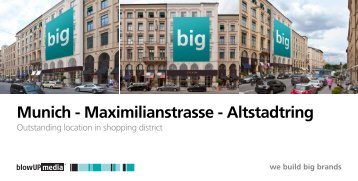 Munich - Maximilianstrasse - Altstadtring - blowUP media Assets