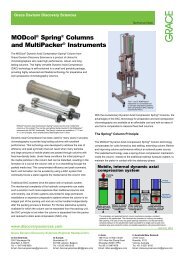 MODcol® Spring® Columns and MultiPacker® Instruments