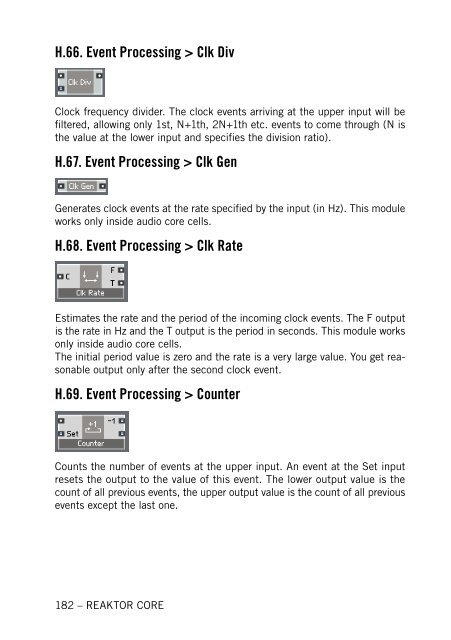 1. First steps in Reaktor Core - Native Instruments